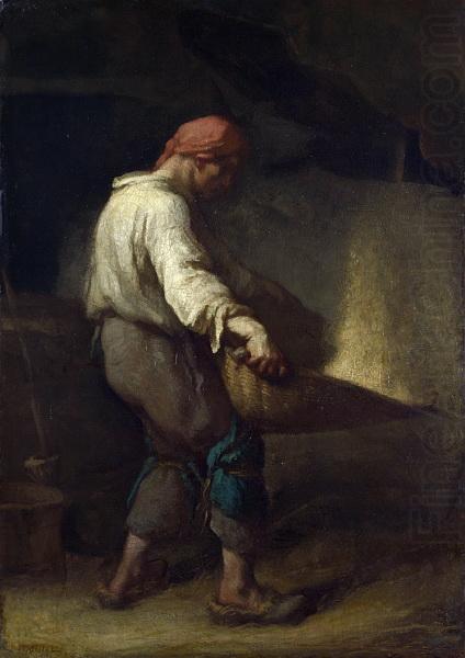 Winnower, jean-francois millet